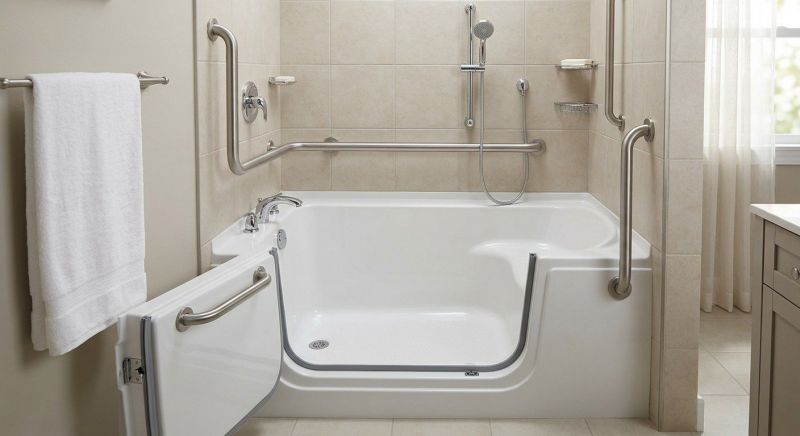 Walk In Tub Installation detail